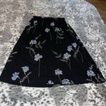Alfred Dunner Floral Skirt Black Size 10 Photo 7