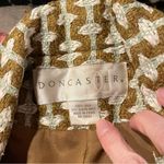 Doncaster Cute vintage 80s-90s silk tweed olive chartreuse mcm crop blazer  Photo 3