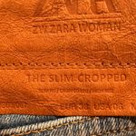 ZARA  WOMENS THE SLIM
CROPPED SUM FIT CROPPED LEG
HIGH RISE 6 BLUE JEANS Photo 10