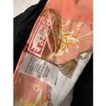 Penelope Boutique Satin Chain Halter Crop Top Pink Baroque Scarf Tie Back – Size Orange Size M Photo 7