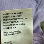 Free People  XS Pullover Knit Sweater Long Sleeve Lavender‎ Textured Cozy Relaxed Photo 3