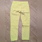 J.Crew Toothpick Jeans Womens 27 Ankle Lemon Yellow Skinny Straight Photo 5