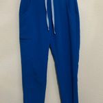 FIGS Women's Size XS Scrub Pants Blue Joggers Stretch Dentist Medical Trousers Photo 0