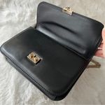 Valentino Garavani Valentino Rockstud Medium Glam Lock Flap Bag in Black Photo 6