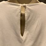 Altar'd State Altar’d State White Suede Cotton Blend Boho Oversized Blouse Photo 6
