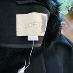 Loft NEW Ann Taylor Wool Blend Black Cape Jacket Size Medium NWT Photo 7