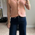 MINE tweed knit vest. S Pink Photo 7