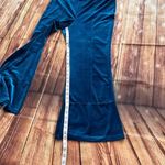 SheIn Curve Womens Pull On Velvet Flare Leg Pants Blue Size 4XL Photo 4