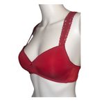 Aerie 34A real happy t shirt bra Wireless Push Up Lace Bra Converts to Racer Bra Photo 4