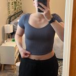 Hollister Ribbed Seamless Scoop Neck Baby Tee Photo 3