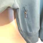 Old Navy Active Dynamic Fleece Cropped Hoodie Teal Size M Breathable Zip Pockets Green Size M Photo 5