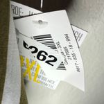 LuLaRoe Dress Cream & Tan Striped Georgia Dress Sz 3X NWT Ruffled Skirt Long Slv Photo 10