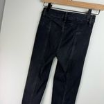 Free People Riley Seamed Skinny Jeans Sz 24 Black Wash Stretch Photo 10