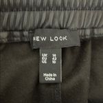 New Look Boutique Faux Leather Black Jogger Pants - Size 10 Photo 8