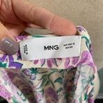 Mango  Women's Purple Floral Halter Dress Size XL Romantic Girly Vacation Photo 8