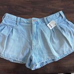 Free People blue bell low rise pleated shorts Photo 0