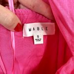 Mable NWOT Barbie Pink Trend Setter Sleeveless Cutout Tiered Maxi Dress Small Photo 3