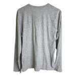 Made For Italic Shirt Womens Large Grey Crew Neck Long Sleeve Embroidered Gray Photo 1