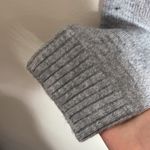 Line and Dot braid decorated chunky grey sweater size M Photo 46