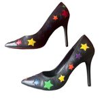 Michael Kors  Rainbow Color Star Cut Out Leather Pumps Womens Size 7 Gay Pride Photo 5