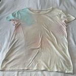 Loft outlet size L short sleeve white with multi colors all over T Photo 1