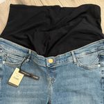 River Island NWT  Maternity Collection Flare Leg Jeans | Medium Blue Wash | US 12 Photo 3