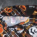 No Boundaries Juniors Size Small 3-5  Halloween Themed Plaid Pumpkin Leggings Photo 2
