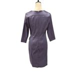 Alex Evenings NWT Lavender Satin Sheath Mini Dress Photo 2