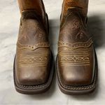 Justin Boots Justin Women Size 9B GY9530 Starlina 11" Tan Frenzy Square Toe Western Boot Photo 1