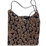 Scotch & Soda  Raffia Town Top Camisole Women Medium Black Brown Bohemian Tank Photo 6