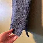 Handmade Knit Wool Blend Mini Dress Swimsuit Coverup Tunic Blue Photo 7