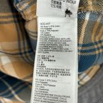 Marmot  Reagan Plaid Hooded Flannel Women’s Size XS in Yellow, Blue, White & Gray Photo 7