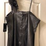 Alyn Paige Ayln Paige dark grey metallic one shoulder dress sz 22 Photo 1
