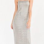 Silence + Noise Urban Outfitters Posh Metallic Maxi Slip Dress Photo 0