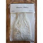 Famous Makers Thigh High Hosiery Ivory One Size Fits All Knit Top Spandex Photo 2