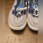 Keds  canvas slip on shoes grey and blue size womens 6 Photo 2