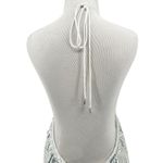 Rotate Birger Christensen Sequin Metallic Fringe Sleeveless Dress Silver Size 10 Photo 13