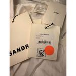 Sandro  White Long Sleeve Button-Up Blouse, Medium (NWT) Photo 7