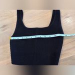 Babaton  Sculpt Knit Squareneck Cropped Tank black size XS Photo 10