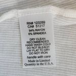 Michael Lauren  White Ribbed Knit Cutout Top NWT Size Small White Knit Top Photo 7