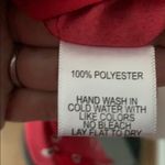 Gibson  tie front tank sz small red polkadot print Photo 5