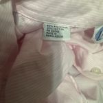 Las Olas Vintage 90s  Butterfly Embroidered Pink Striped Shirt Womens L button up Photo 6