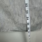 Antonio Melani Charli Striped Mini Dress Women 12 Linen One Shoulder Bow Party Photo 8