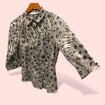 Breckenridge Cute leopard zebra snake animal print breezy lightweight 3/4 sleeve blouse Photo 1