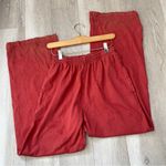 Brandy Melville Sweatpants pull on wide leg womens Red (one size) loungewear Photo 0