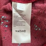 Free People Women’s Iris Long Balloon Sleeve Red Blue Floral Midi Dress Size S Photo 10