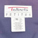 Talbots Vintage 90s  Petites Navy Blue Red Mixed Tartan Plaid Print Vest Size 16 Photo 5