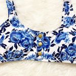 Nicole Miller NWT  Floral Bikini Top Photo 3
