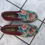 Anthropologie  Coral Blue Beaded Sneakers Photo 1