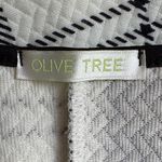 Olive Tree  Chic Black and White Plaid Women's Blazer Size Small Photo 3